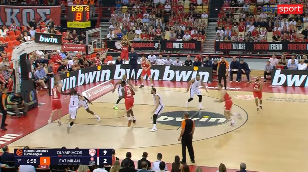 Olympiacos-Olimpia Milano 89-69