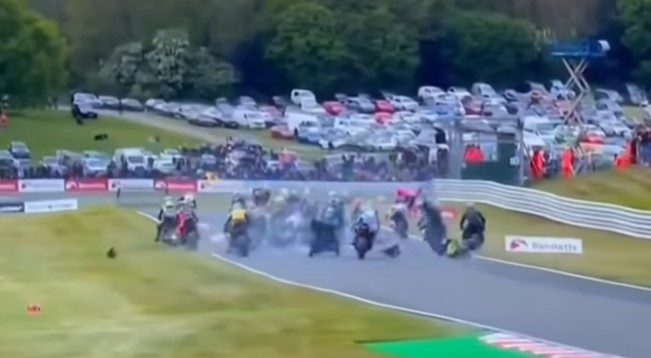 oulton park crash